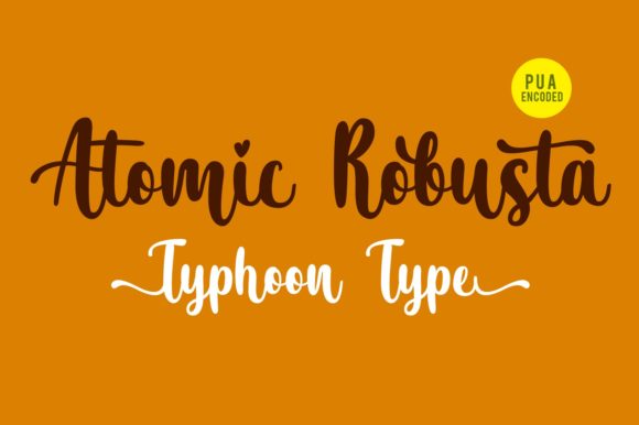 Atomic Robusta: A Handwritten Font That Elevates Branding