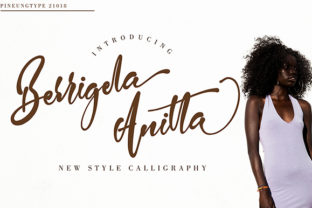 Berrigela Anitta Font for Campaign Design