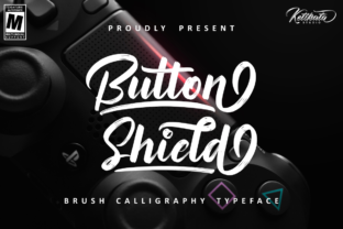 Button Shield: A Bold Handwritten Font for Web Design