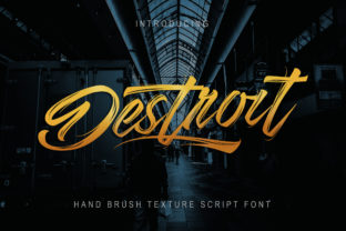 Destroit: A Bold Font for Small Business Branding