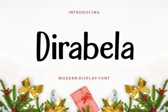 Dirabela: A Script Font for Modern Branding and Design