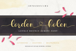 Font That Speaks: Lorden Holen for Branding Clarity and Charm