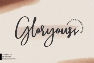 Gloryouss: A Handwritten Font for Authentic Branding