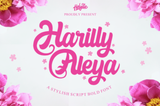 Harilly Aleya: A Script Font for Elegant Web Design