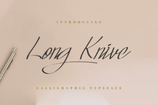 Long Knive: A Script Font for Editorial Elegance