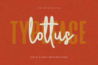 Lottus: A Modern Handwritten Font for Digital Design