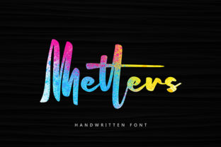 Metters: A Handwritten Font for Authentic Editorial Design