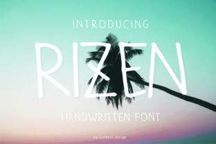 Rizen: A Handwritten Font for Digital Design