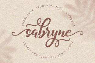 Sabryne: A Script Font for Editorial Grace