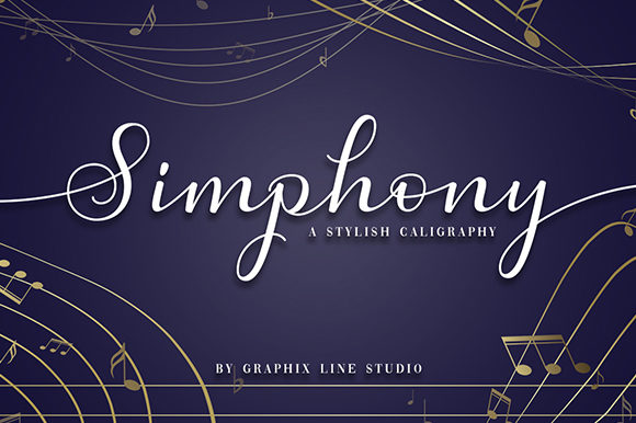 Simphony: A Handwritten Font for Editorial Elegance