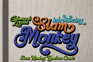 Slam Monkey: A Bold Handwritten Font for Branding